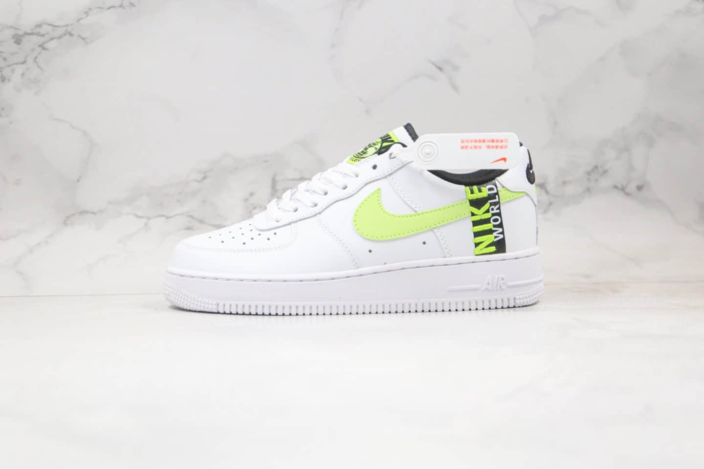 耐克Nike Air Force 1 Worldwide纯原版本低帮空军一号地球日限定白绿色内置全掌气垫 货号:CN8536-100