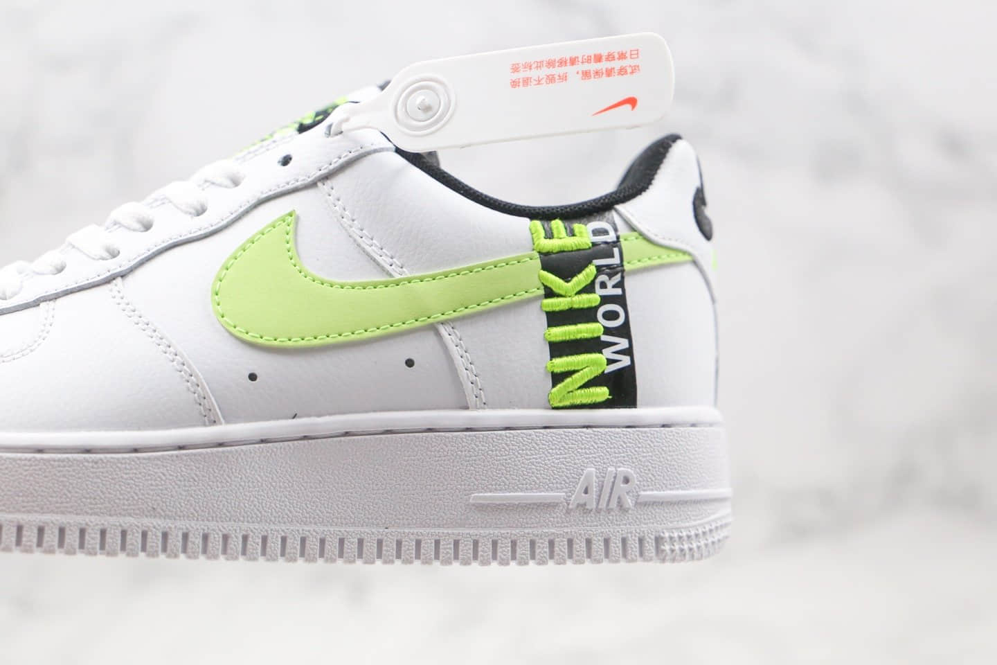 耐克Nike Air Force 1 Worldwide纯原版本低帮空军一号地球日限定白绿色内置全掌气垫 货号:CN8536-100
