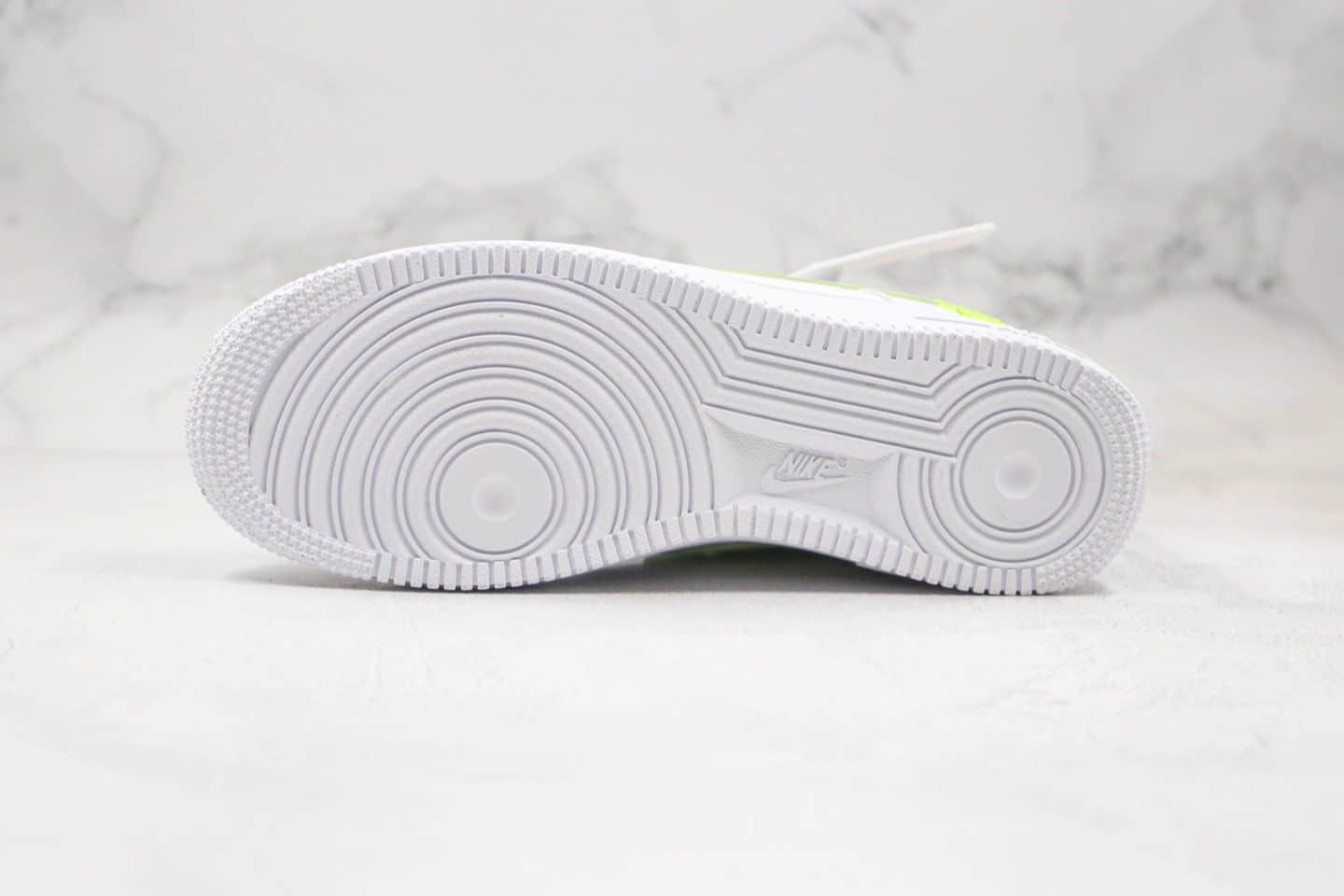 耐克Nike Air Force 1 Worldwide纯原版本低帮空军一号地球日限定白绿色内置全掌气垫 货号:CN8536-100