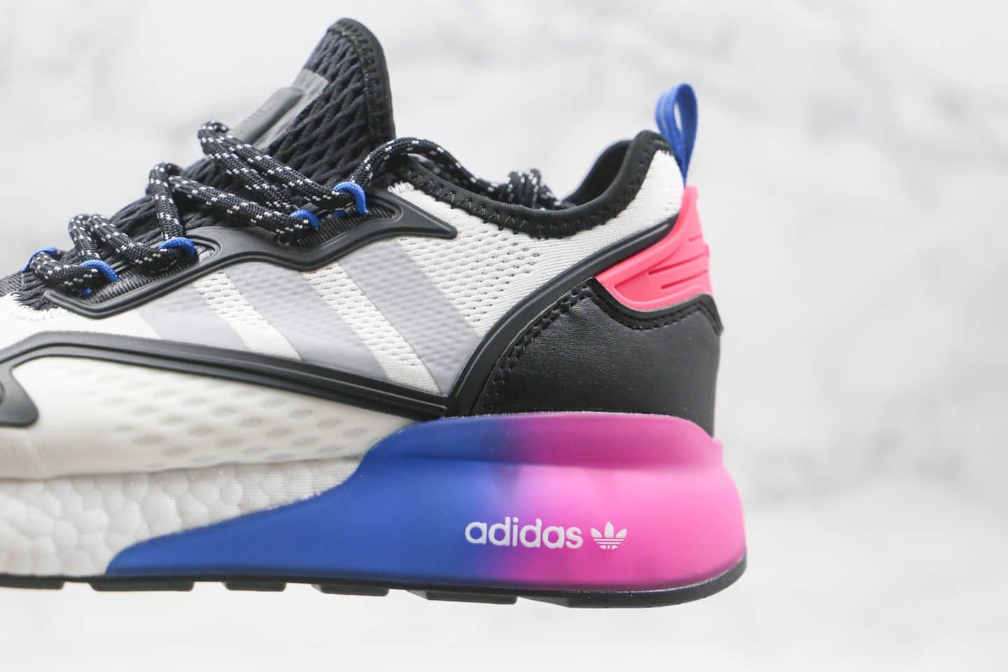 阿迪达斯adidas Originals ZX 2K Boost纯原版本易烊千玺同款爆米花缓震休闲运动跑鞋区分市面版本 货号:FX8835