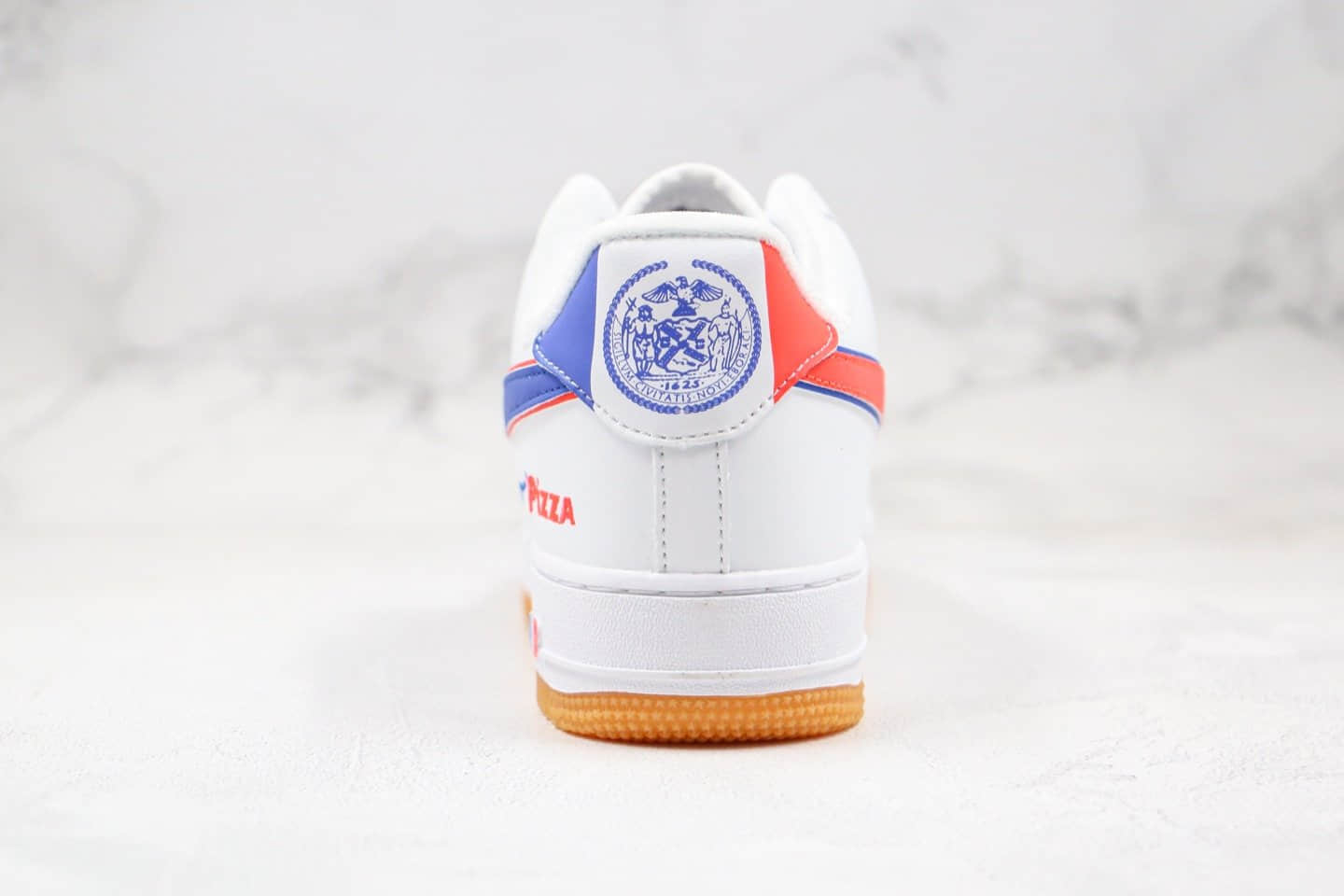 耐克Nike Air Force 1 Low '07 Pizza纯原版本空军一号披萨小红书爆款白橙蓝色原盒配件 货号:CN3244-100