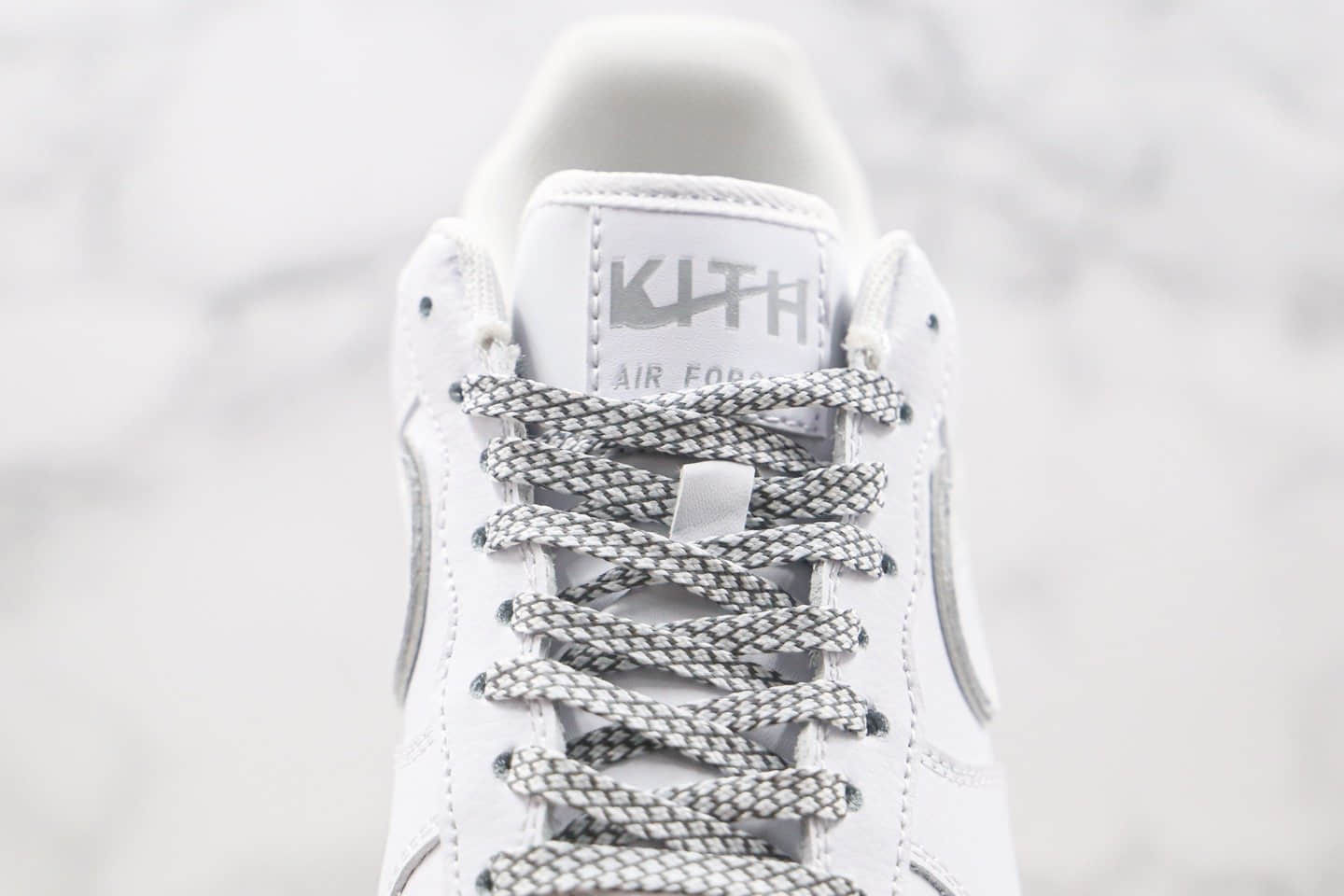 耐克Nike Air Force 1 Low x Kith联名款纯原版本低帮3M满天星白灰色板鞋内置全掌气垫 货号:CR7792-022