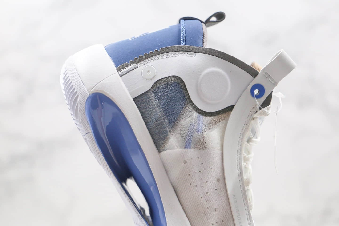 乔丹Air Jordan 34纯原版本AJ34实战篮球鞋白蓝色原装大盒正确过胶 货号:BQ3381-104