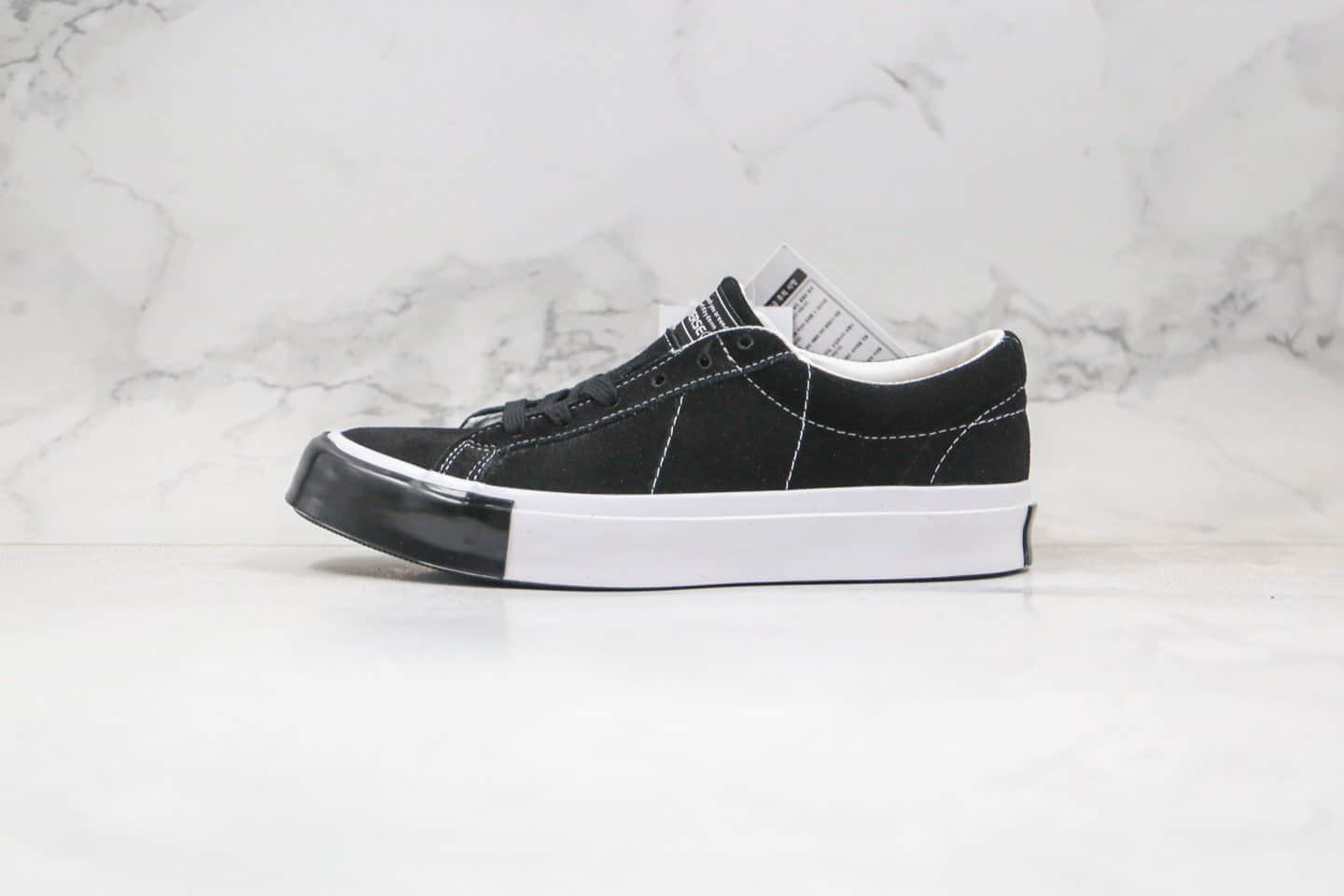 匡威Matnu x Converse 1970s公司级版本国潮联名易烊千玺同款拼色复古翻毛皮板鞋黑白色原盒原标 货号:158369C