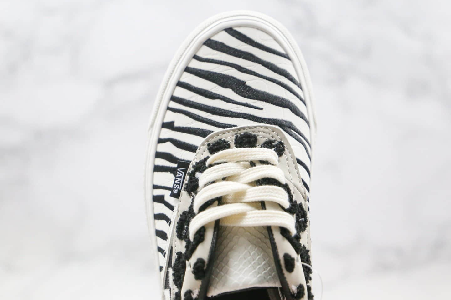 万斯Vans Acer Ni Sp公司级版本低帮棋盘格动物园主题斑马拼接豹纹硫化帆布鞋原盒原标 货号:VN0A4UWY17Q