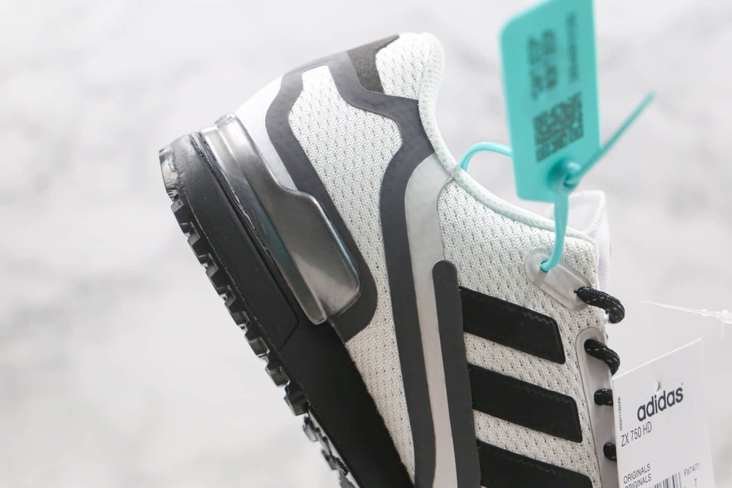 阿迪达斯Adidas Originals ZX750 HD White Volt纯原版本三叶草ZX750系列白绿黑色原盒原标 货号:FX7471