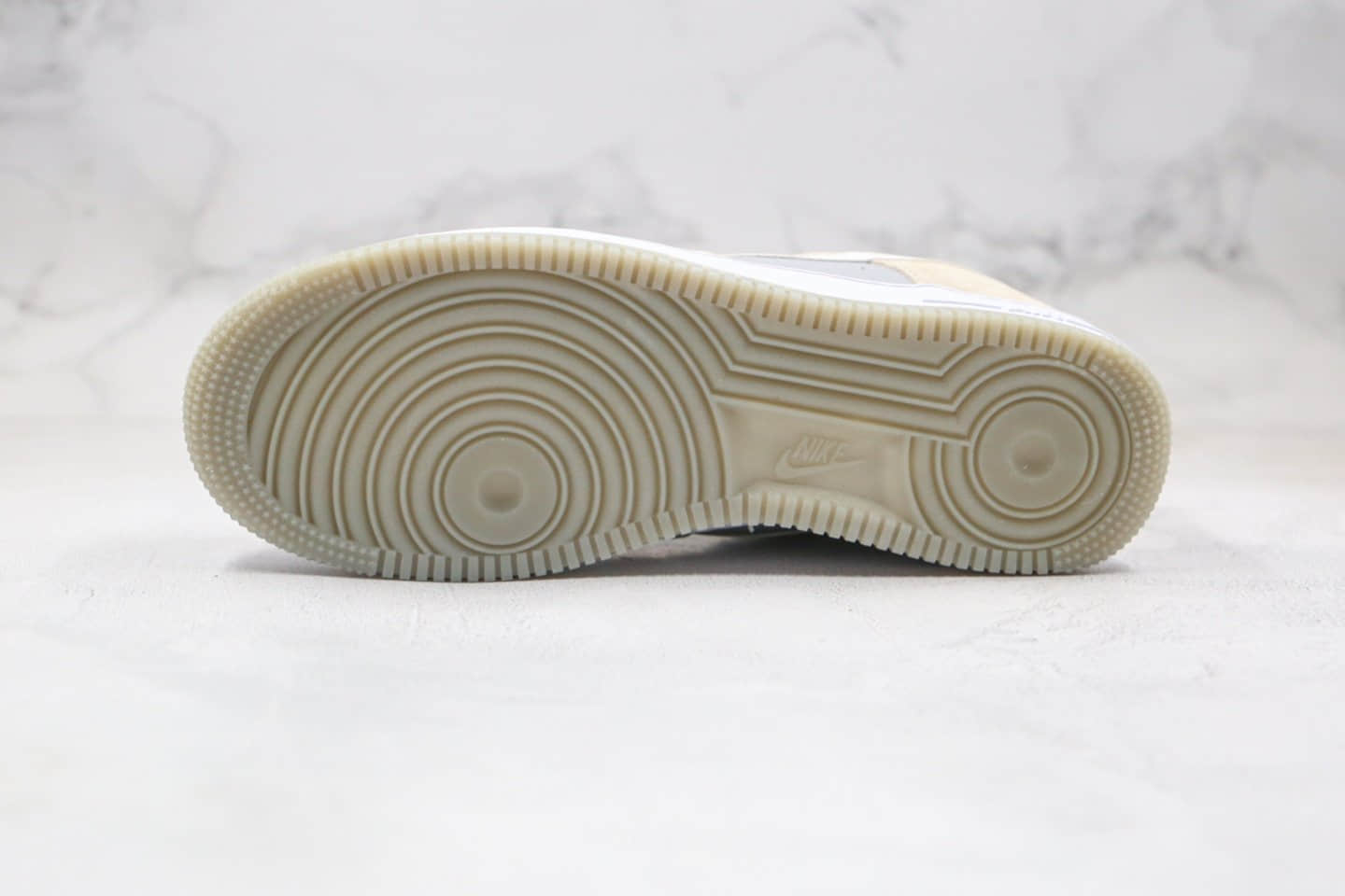 耐克Nike Air Force 1 '07 Grey Black纯原版本低帮空军一号卡其灰色北极狐拼接板鞋原鞋开模一比一打造 货号:AH0287-209