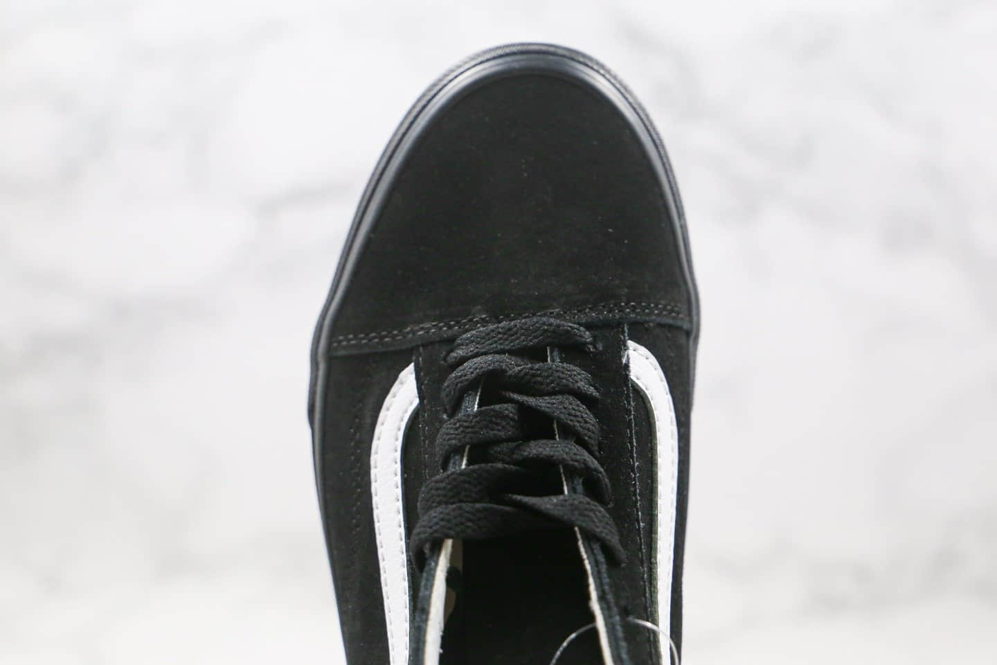 万斯Vans Pig Suede Old Skool Sk8-Hi公司级版本低帮麂皮黑白色硫化板鞋原楦头纸板打造 货号:VN0A4U3B18L