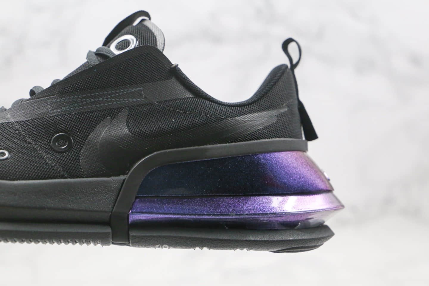 耐克Nike Air Technology纯原版本太空尼龙布半掌气垫跑鞋黑紫色原楦头纸板打造 货号:CK7173-010