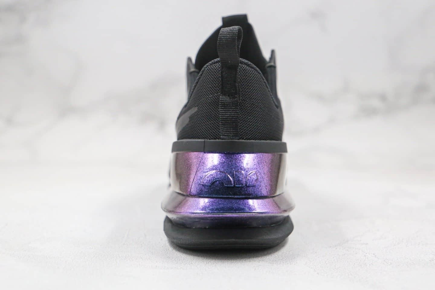 耐克Nike Air Technology纯原版本太空尼龙布半掌气垫跑鞋黑紫色原楦头纸板打造 货号:CK7173-010