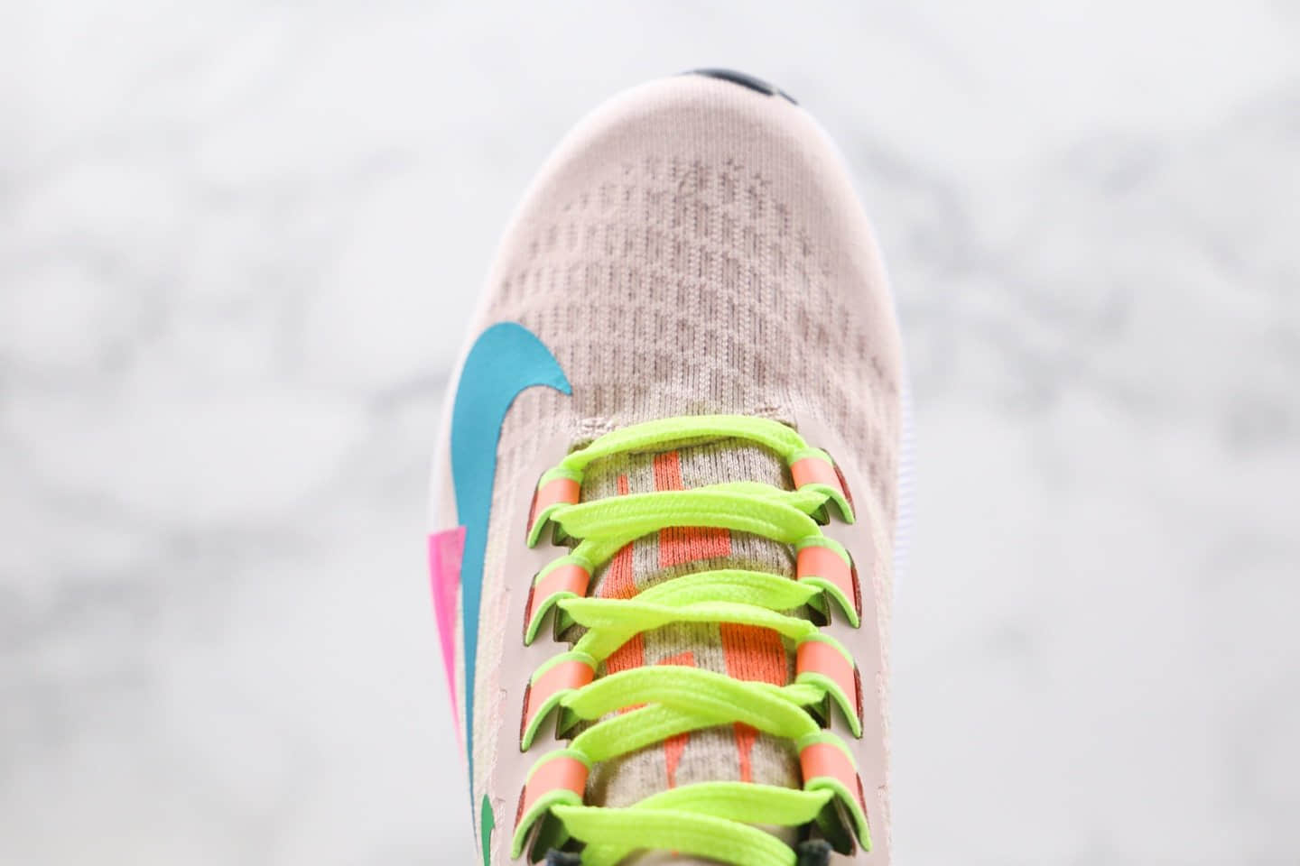 耐克Nike Air Zoom Pegasus 37 PRM纯原版本登月37代女子跑步鞋粉蓝色内置Zoom气垫原盒原标 货号:CQ9977-600