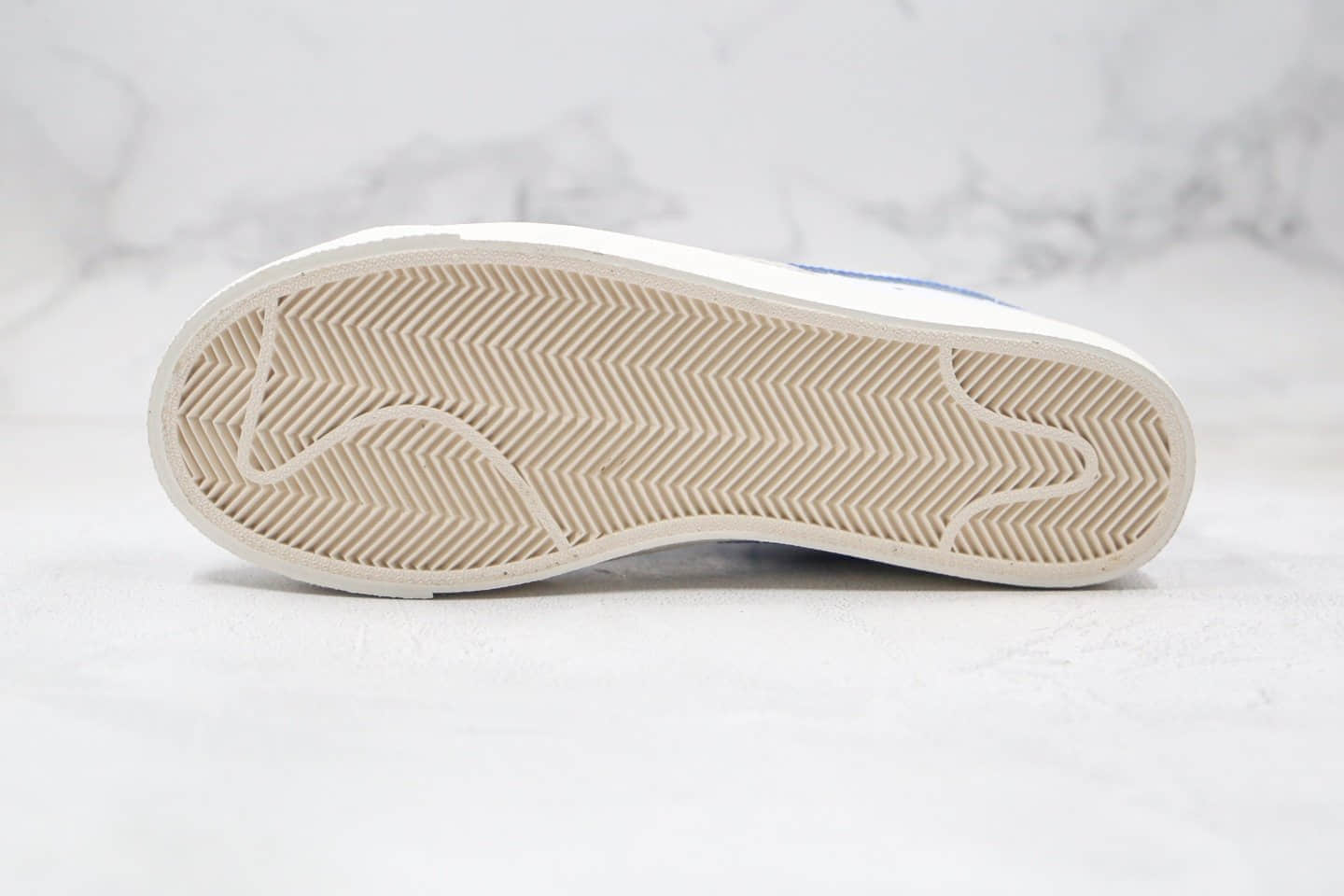 耐克NIKE BLAZER MID 77 VINTAGE纯原版本中帮开拓者白蓝色板鞋原档案数据开发 货号:BQ6806-103