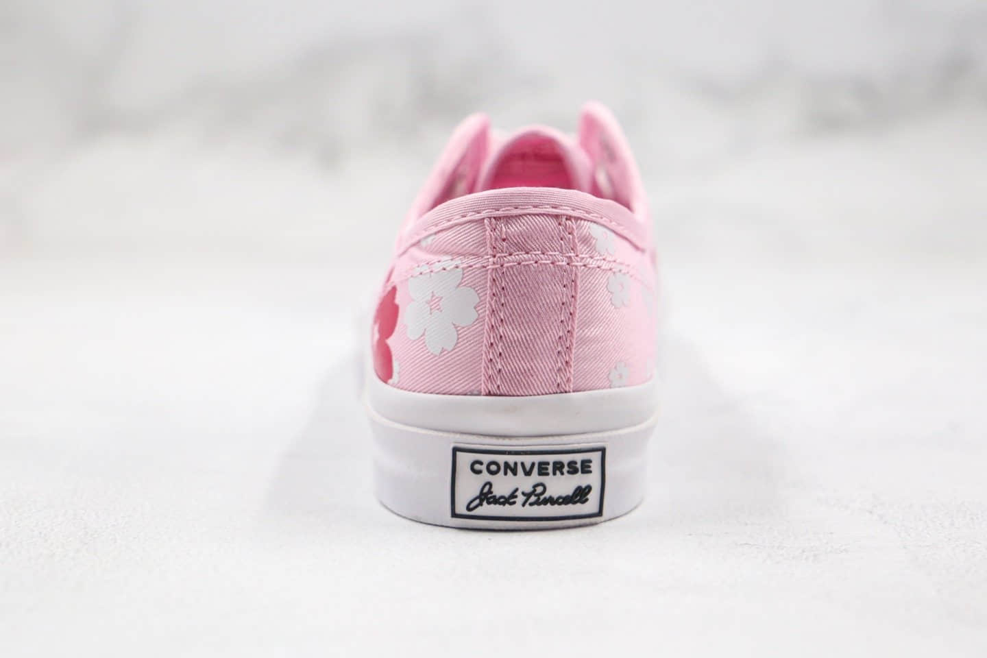 匡威CONVERSE SAKURA公司级版本低帮开口笑樱花粉白色板鞋原楦头纸板打造 货号：167322C