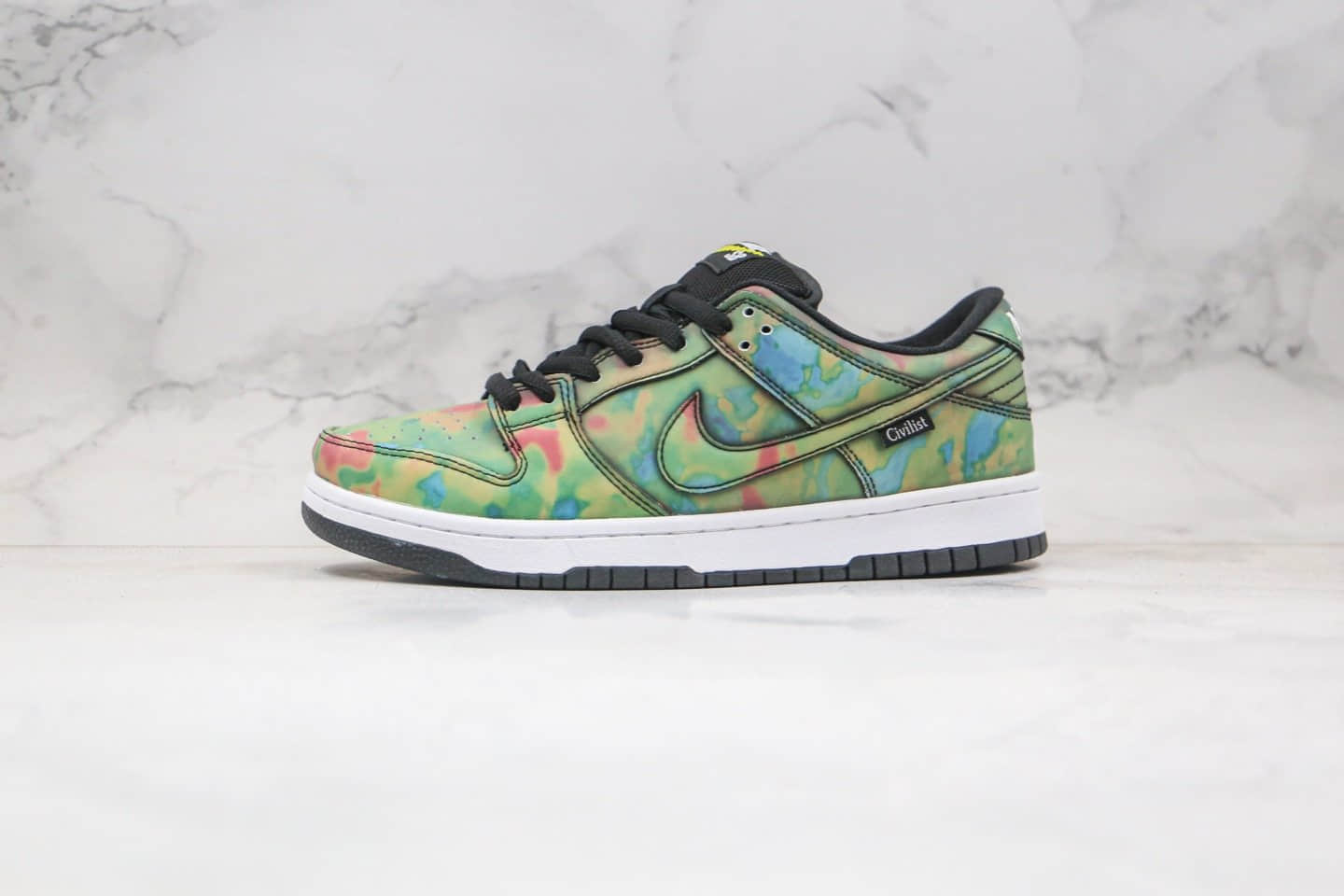 耐克Nike Dunk Low Pro SB QS Thermography x Civilist联名款纯原版本低帮SB DUNK热成像温变板鞋原厂温变鞋盒 货号:CZ5123-001