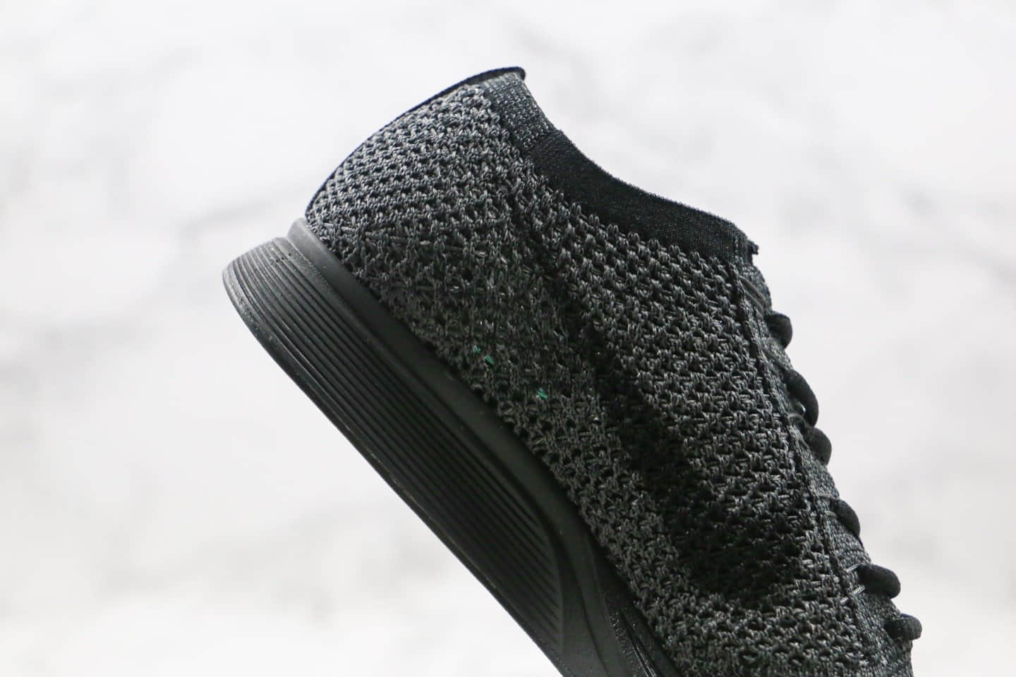 耐克Nike Flyknit Racer纯原版本瑞瑟阴阳飞线跑鞋黑色内置Zoom气垫原盒原标 货号:526628-009