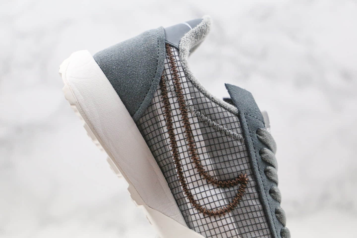 耐克Nike Waffle Racer 2X纯原版本华夫二代生胶跑鞋灰色原盒原标原楦头纸板打造 货号:CK6647-003