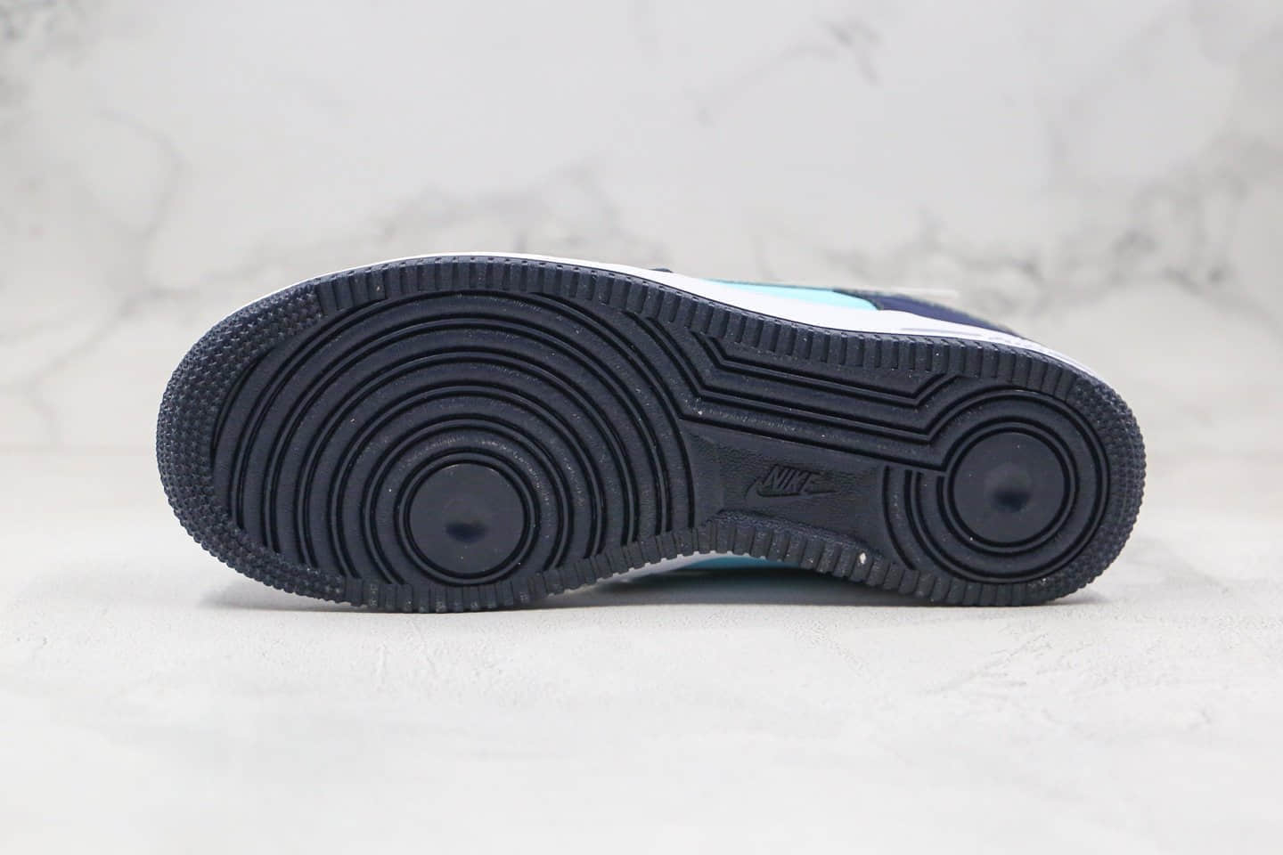 耐克Nike Air Force 1 Pastel White纯原版本低帮空军一号蓝绿银色板鞋内置全掌Sole缓震气垫 货号:311368-301