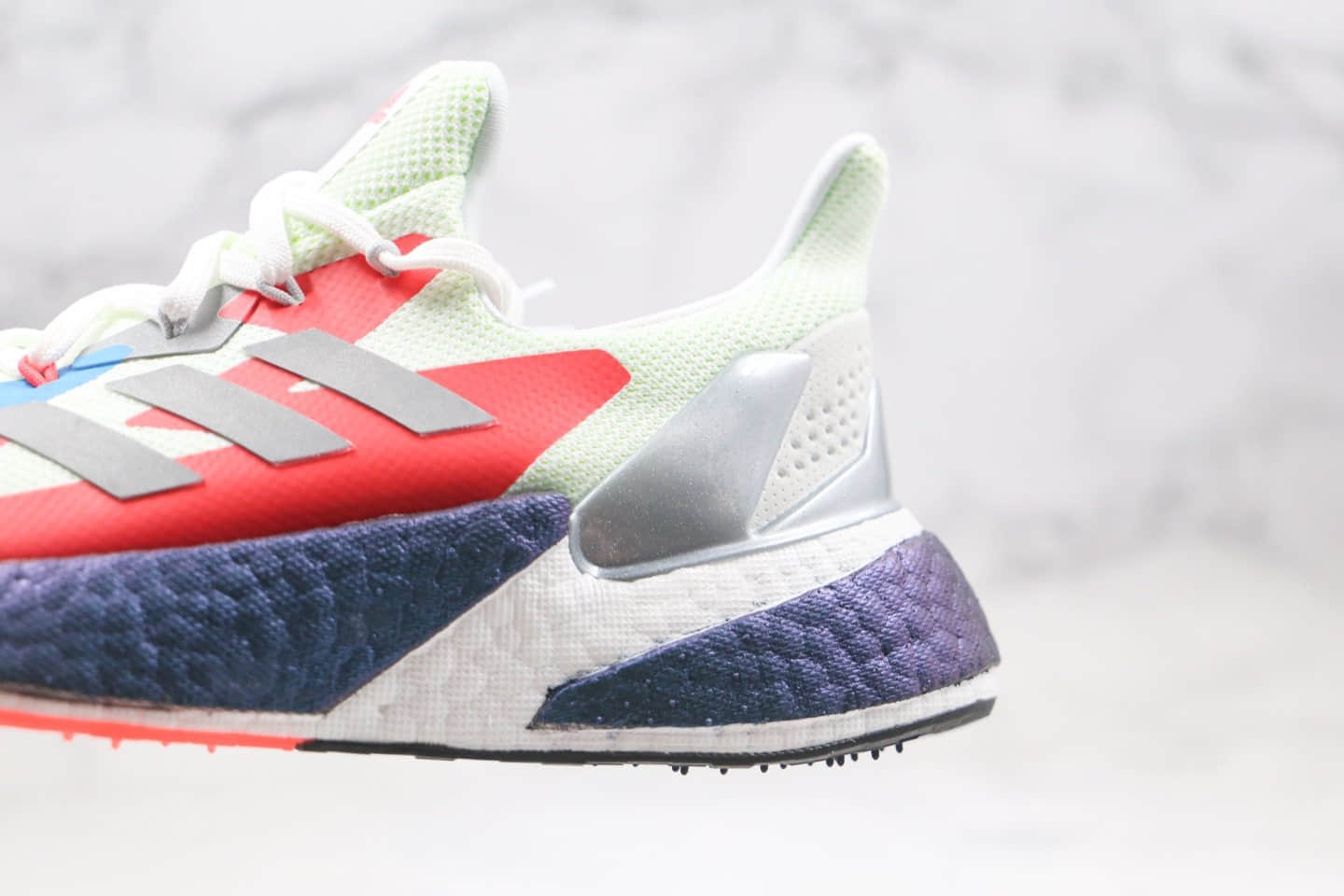 阿迪达斯adidas X9000L4纯原版本复古爆米花跑鞋灰红黑配色真爆大底 货号:FW8406