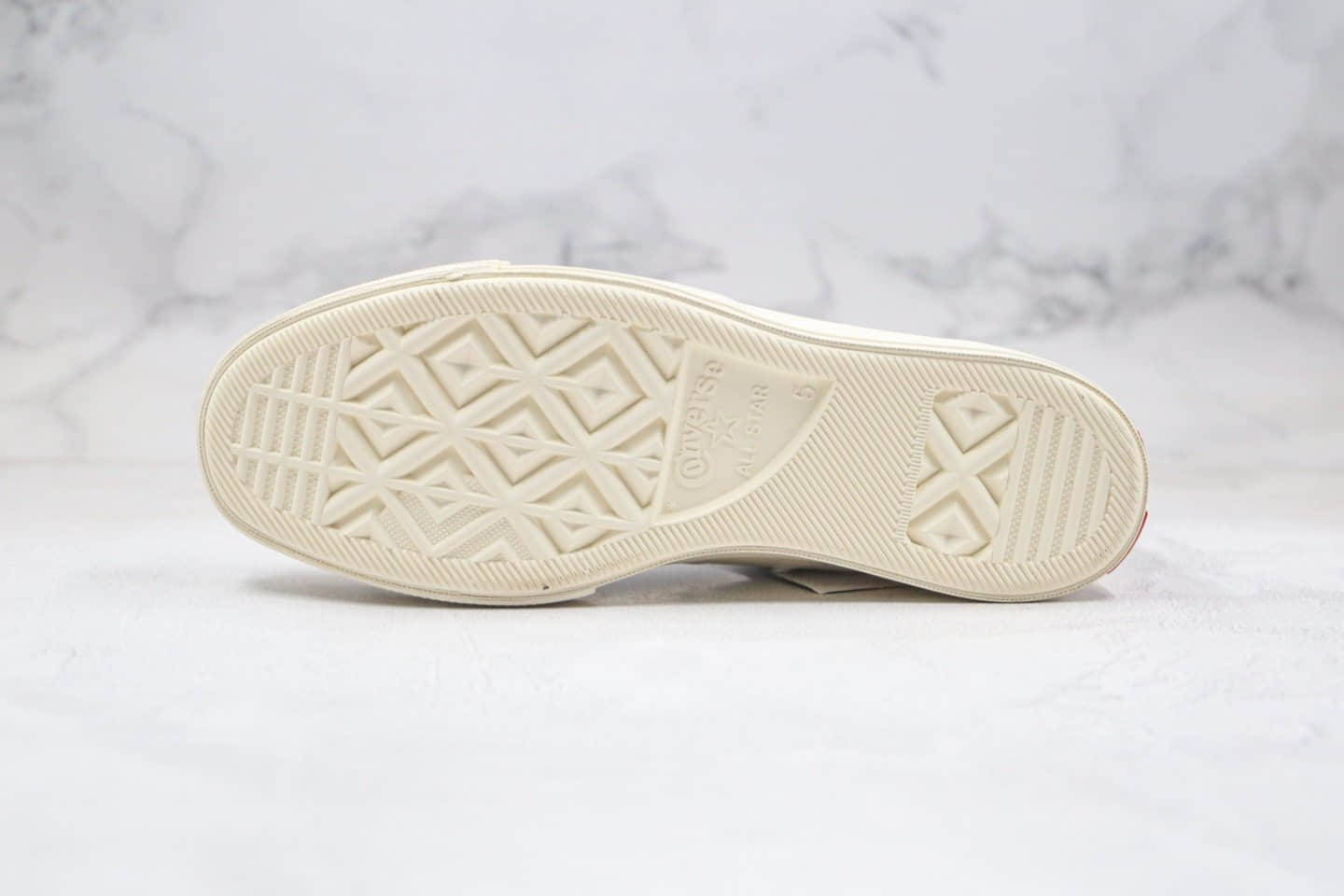 匡威Converse Rivals公司级版本低帮错位LOGO解构硫化板鞋白色原厂硫化大底正确PU硅蓝软中底 货号：168673C