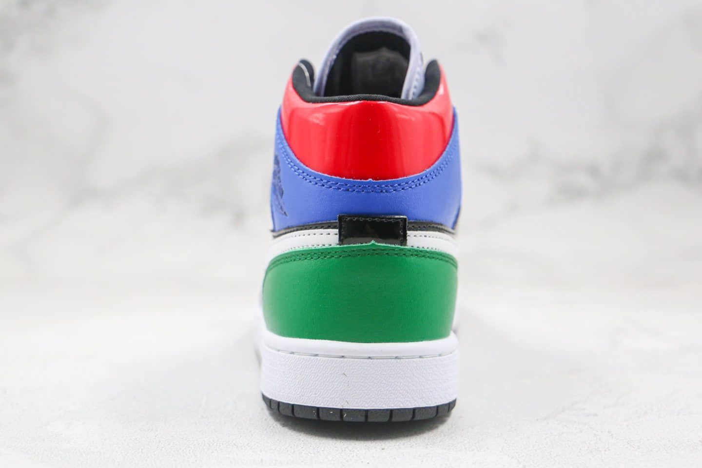 乔丹Air Jordan 1 mid Game Time纯原版本中帮AJ1游戏时间漆皮彩虹色篮球鞋内置气垫原盒原标 货号:CV5276-001