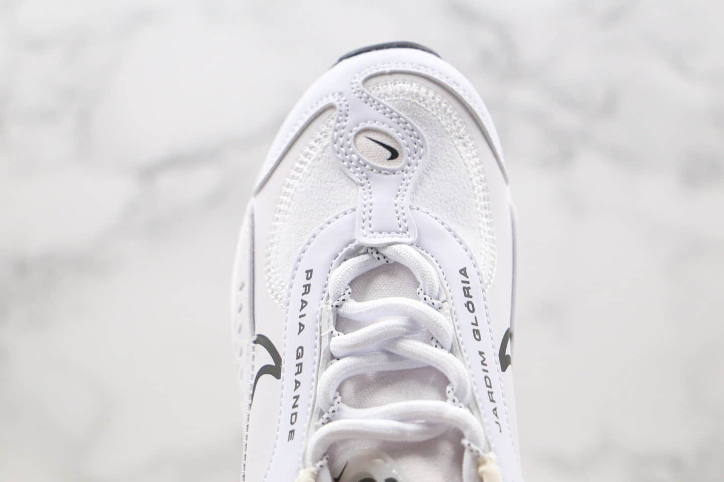 耐克Nike Air Max 2090 x Neymar纯原版本内马尔联名款Max2090气垫鞋白黑色正确后跟细节带配件 货号:CU9371-101