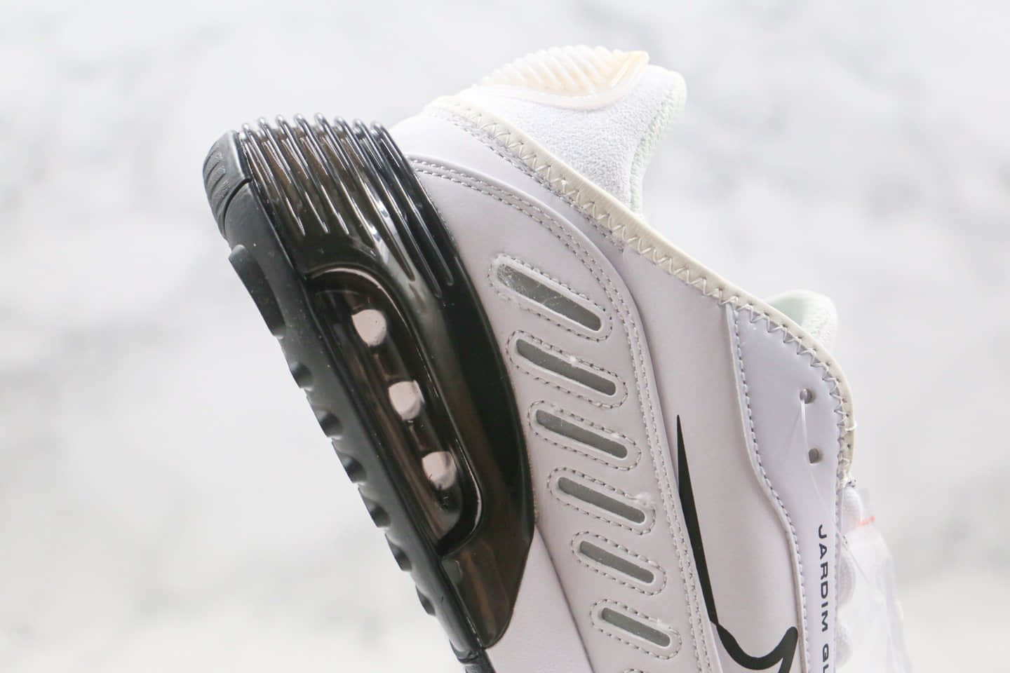 耐克Nike Air Max 2090 x Neymar纯原版本内马尔联名款Max2090气垫鞋白黑色正确后跟细节带配件 货号:CU9371-101