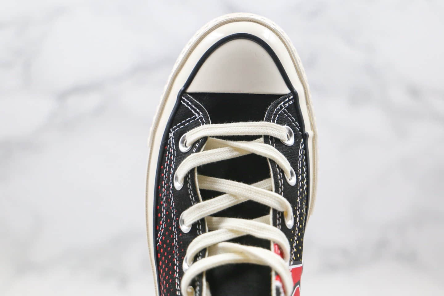 匡威Tom & Jerry x Converse Chuck 70公司级版本猫和老鼠联名板鞋汤姆杰瑞蓝底双围条 货号:165635C