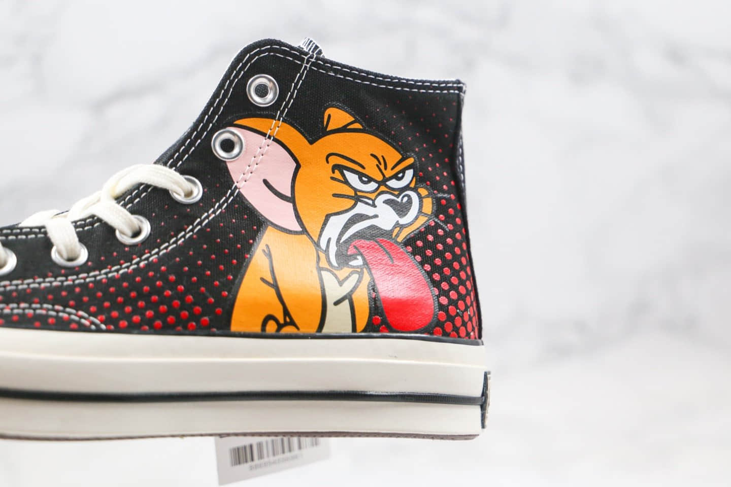匡威Tom & Jerry x Converse Chuck 70公司级版本猫和老鼠联名板鞋汤姆杰瑞蓝底双围条 货号:165635C