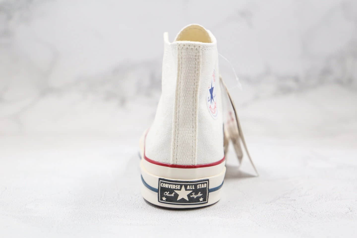 匡威Converse All Star公司级版本联名限定高帮帆布鞋紫外线感光变色腰果花白色正确蓝底双围条 货号:168821C