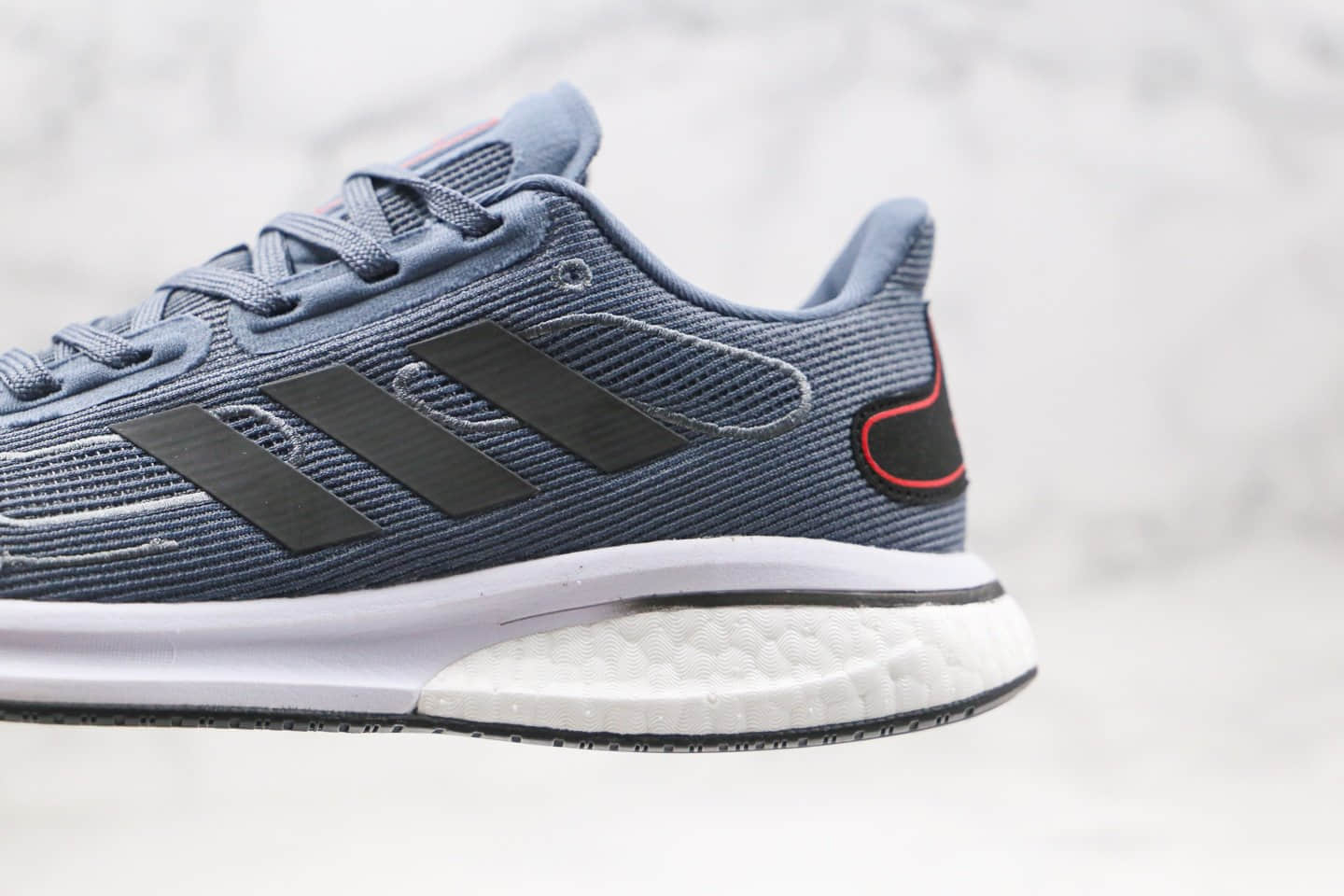 阿迪达斯adidas Supernova M公司级版本超新星系列低帮轻量透气休闲跑鞋墨兰色进口原档案织面 货号:FV6035