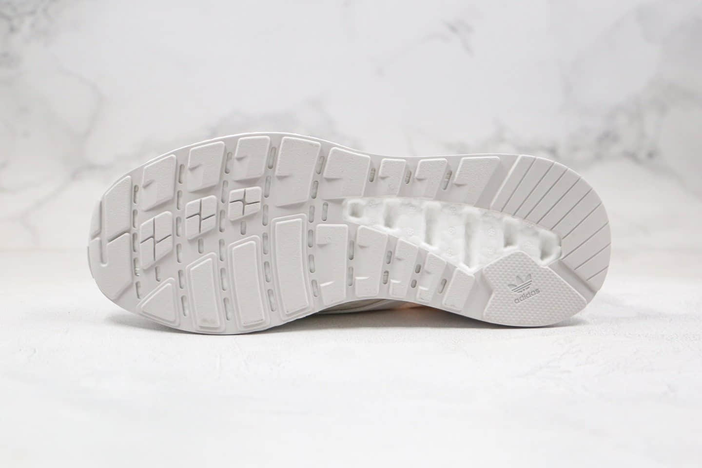 阿迪达斯adidas Originals ZX 2K Boost纯原版本易烊千玺同款爆米花缓震休闲运动跑鞋纯白色区别市面通货 货号：FX8834
