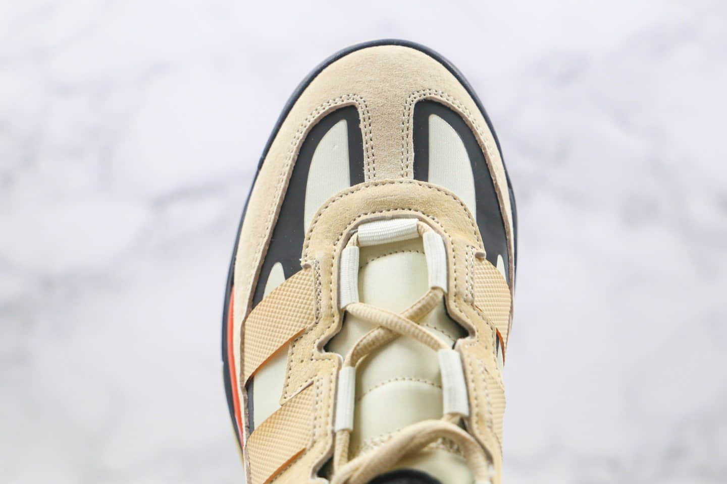 阿迪达斯adidas Originals Niteball纯原版本复古街球系列米黄黑色老爹鞋原楦头纸板打造 货号:FX0363