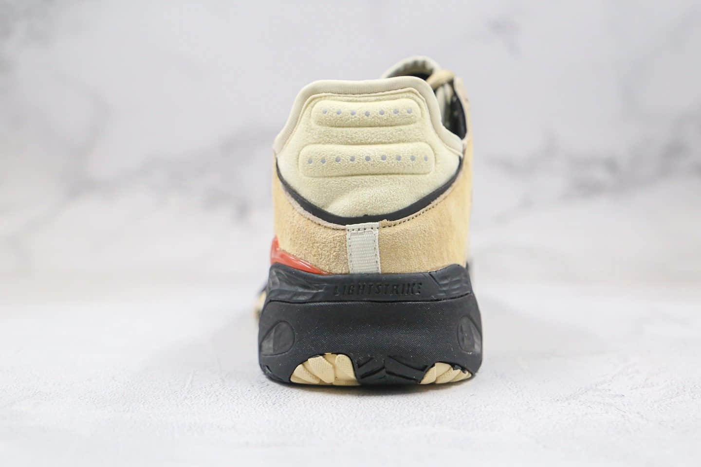 阿迪达斯adidas Originals Niteball纯原版本复古街球系列米黄黑色老爹鞋原楦头纸板打造 货号:FX0363