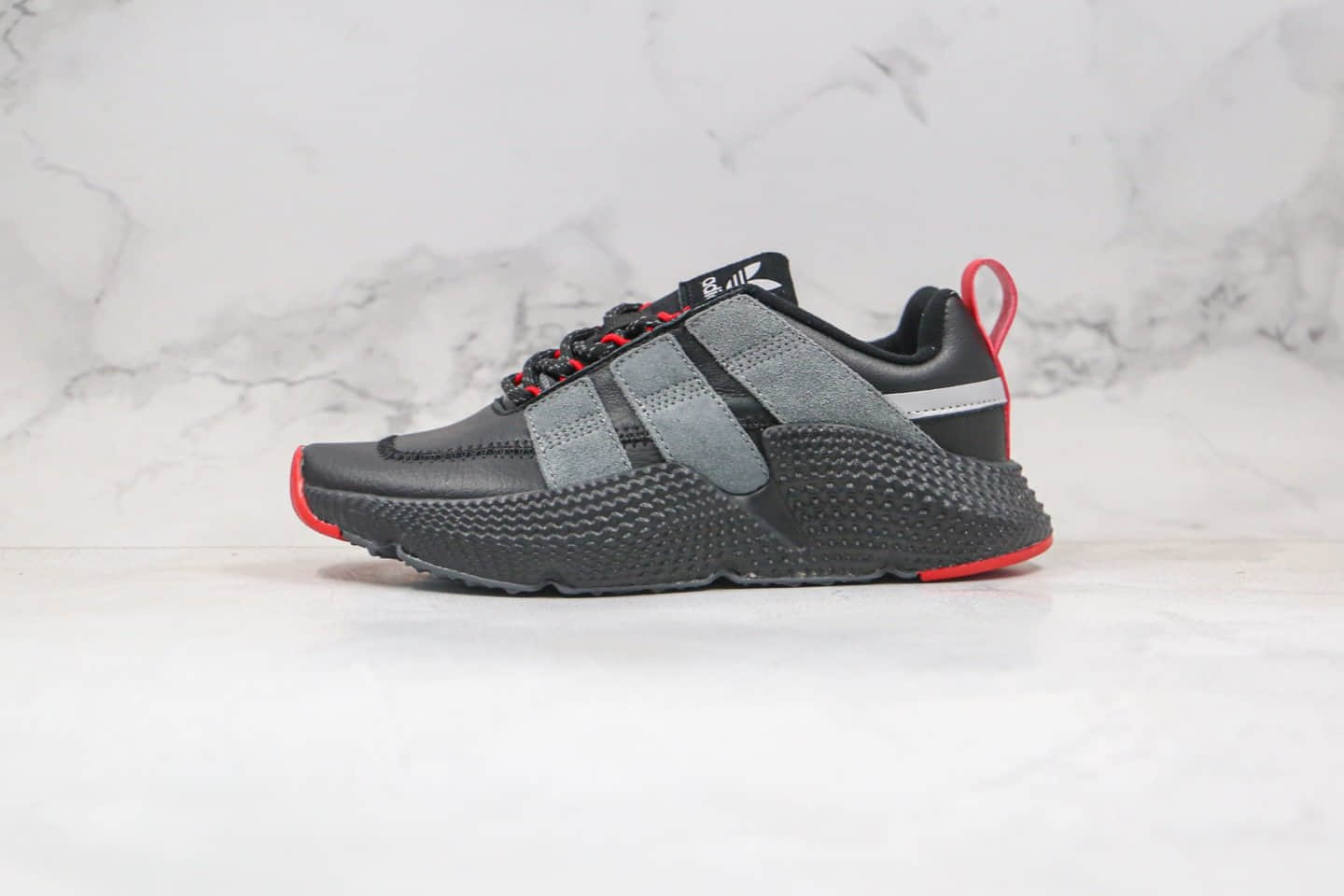 阿迪达斯Adidas Originals Prophere V2纯原版本三叶草刺猬板鞋二代皮面灰黑色原盒原标原楦头纸板打造 货号:FW4259