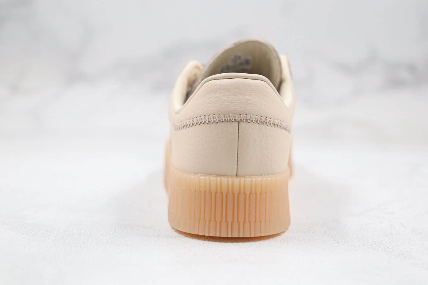 阿迪达斯Adidas Originals Samba Rose W纯原版本三叶草校园桑巴松糕板鞋亚麻棕色原楦头纸板打造 货号:EF4970