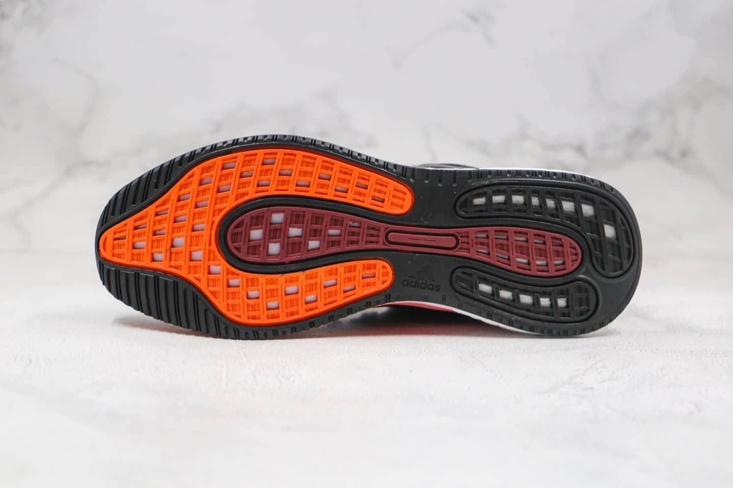 阿迪达斯adidas Boost Supernova M纯原版本爆米花马拉松跑鞋黑粉橙色内置原厂巴斯夫缓震大底 货号:FV4761