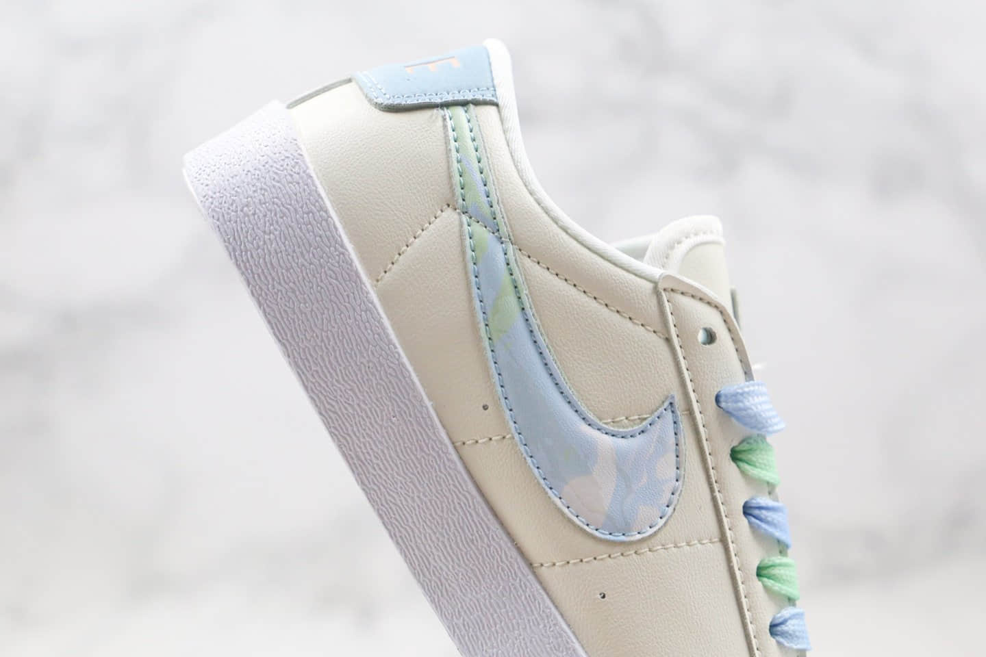 耐克NIKE ZOOM BLAZER LOW纯原版本低帮开拓者渐变糖果色板鞋内置Zoom气垫 货号：CZ8688-146