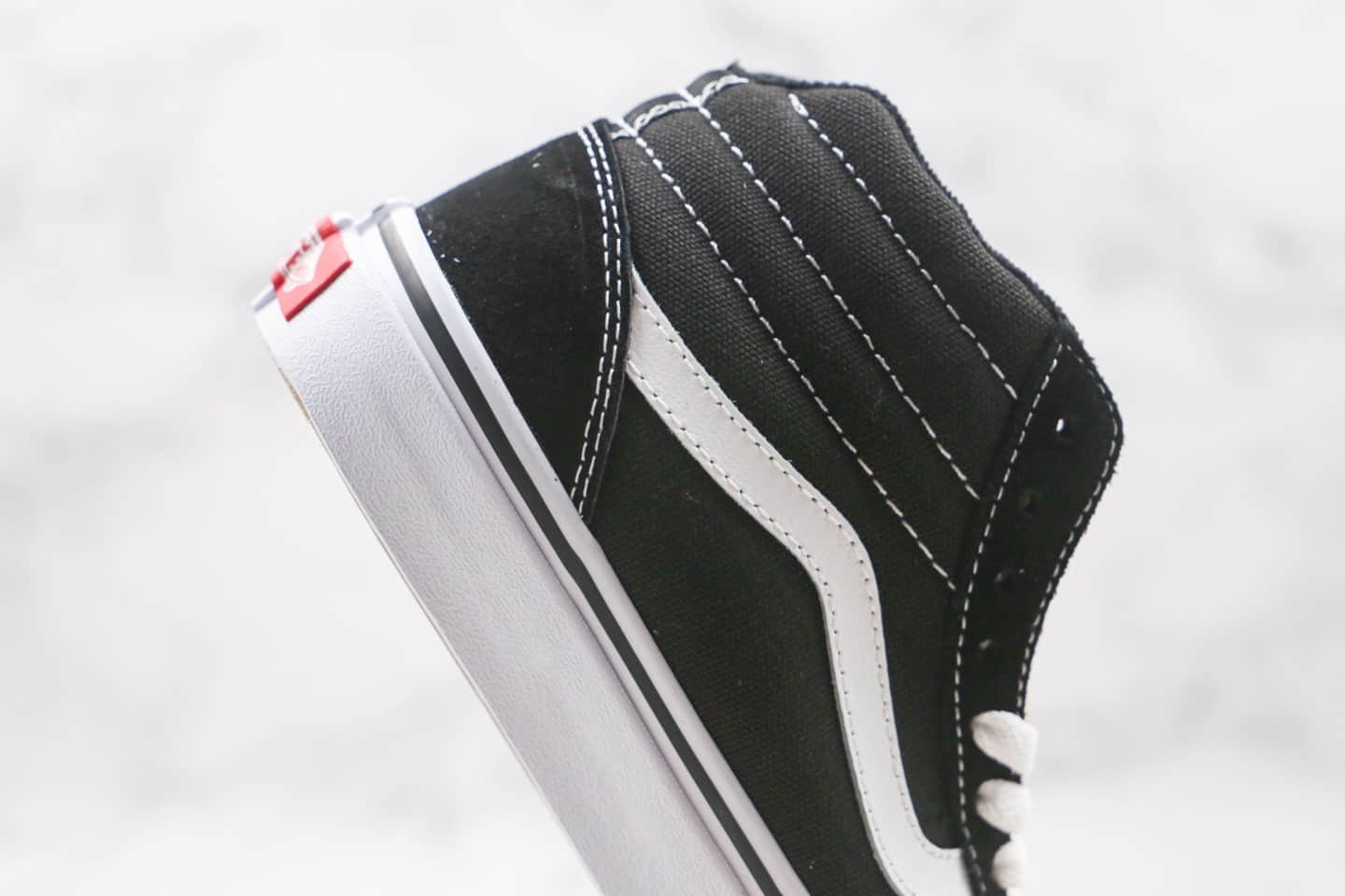 万斯Vans Ward 085 hi公司级版本高帮经典款黑白色帆布板鞋原楦头纸板打造 货号:VN0A36ENC4R1