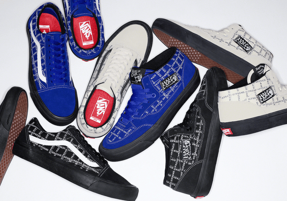 全新Supreme x Vans联名明日发售!六双鞋你pick哪双?
