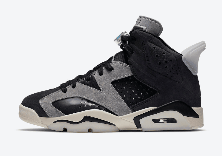 沉稳黑灰装扮!AJ6烟灰官图释出!9月24日发售! 货号:CK6635-001