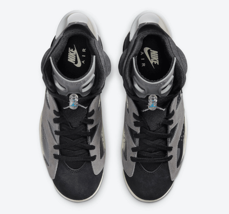 沉稳黑灰装扮!AJ6烟灰官图释出!9月24日发售! 货号:CK6635-001