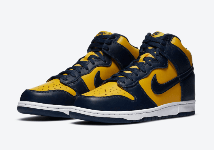 密歇根Nike Dunk High官图释出!9月26日发售! 货号:CZ8149-700
