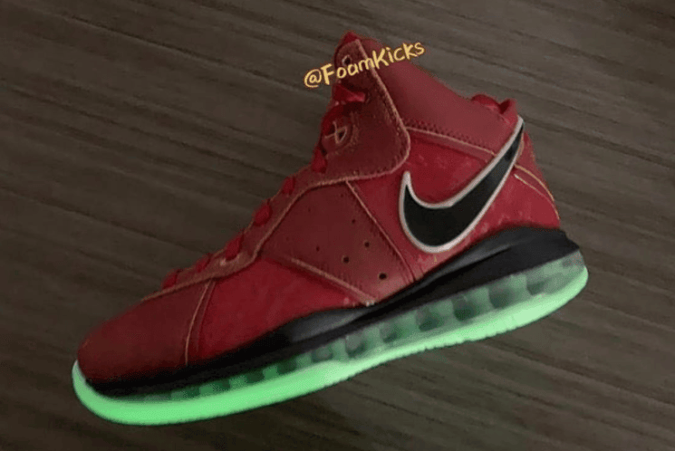 詹姆斯又一战靴回归!LeBron 8 “Gym Red”年底登场! 货号:CT5330-600