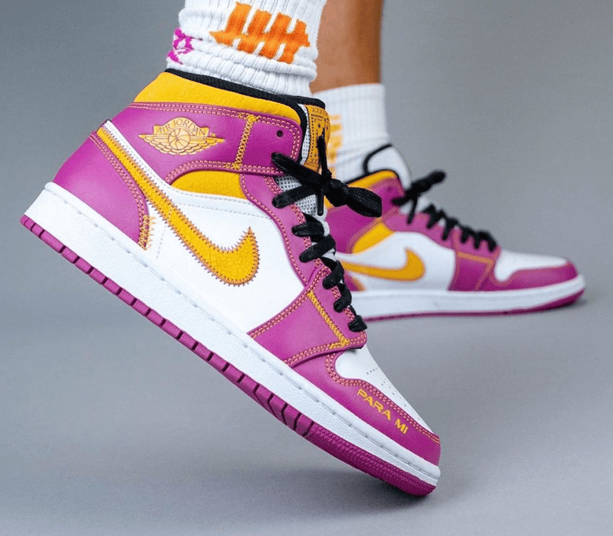 亡灵节AJ1 Mid来袭!吸睛效果不俗! 货号:DC1426-100