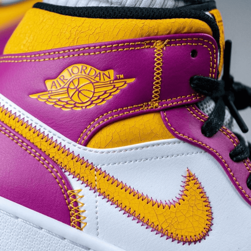 亡灵节AJ1 Mid来袭!吸睛效果不俗! 货号:DC1426-100