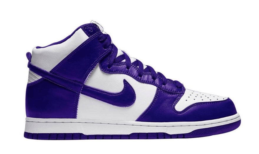 经典白紫配色!全新Nike Dunk High惊艳亮相! 货号:DC5382-100