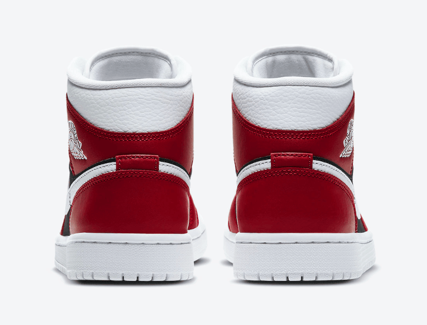 经典芝加哥配色!这双中帮AJ1小姐姐别错过! 货号:BQ6472-601