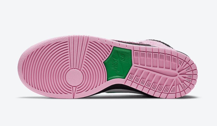 撞色拼接鸳鸯设计!这双Nike SB Dunk High还有隐藏细节! 货号:CU7349-001