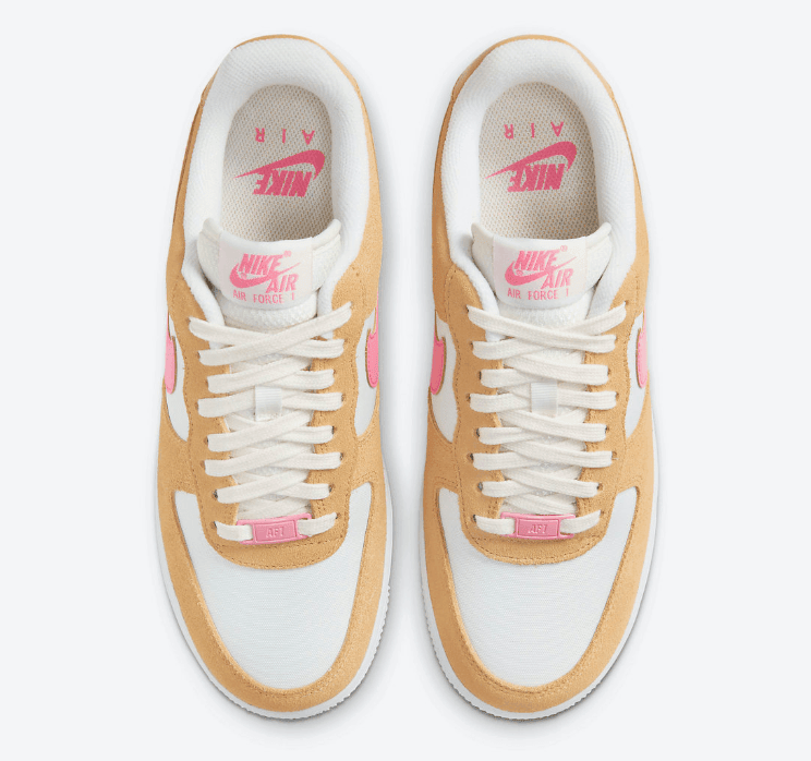 全新粉红小麦AF1惊艳亮相!小姐姐必备! 货号:DC1156-700