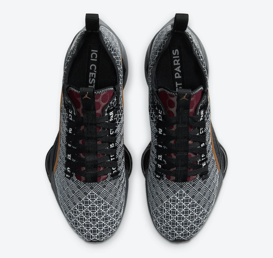 大巴黎Jordan Air Zoom Renegade官图释出!10月10日发售! 货号:CZ3957-001